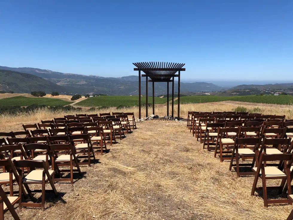 Chairs facing the hills