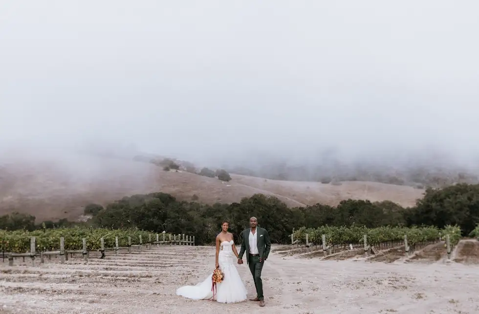 Fog coming over the ridge